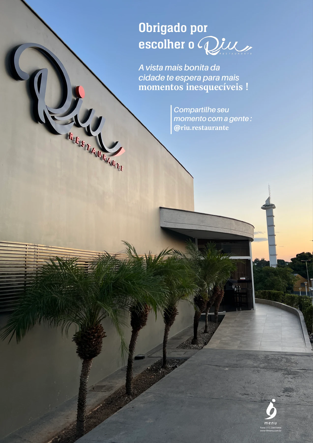 Página 14 do cardápio original do Riu: Até o próximo encontro